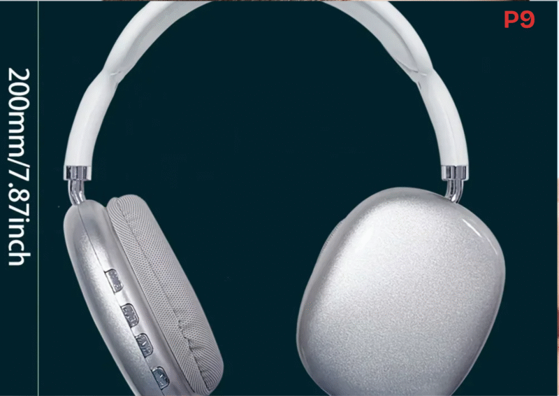 IGRARK P9 Wireless Bluetooth 5.0 হেডফোন – নয়েজ ক্যান্সেলিং