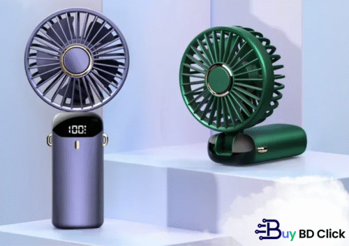 USB হ্যান্ডহেল্ড মিনি ফ্যান - ৫ স্পিড, পোর্টেবল